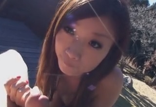 【無修正】ビッチ感漂う美巨乳ギャル娘をハメまくる野外セックス