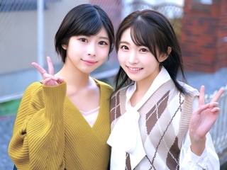 【素人ナンパ】「いい感じで剥けてきてますよ？」二人のJDがチェリーボーイと生セックス！おまんこに膣内射精される！