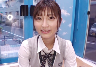 素人ナンパ「もっとイキたいぃぃ！」可愛すぎるスレンダー美乳おっぱい制服美少女がディルドオナニー＆生ハメで汁まみれ激エロ
