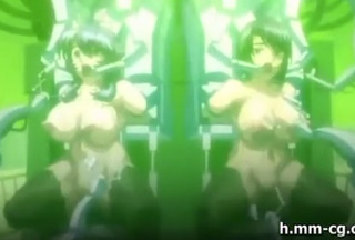 巨乳美女達が拷問マシーンでビリビリ犯される