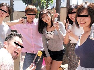 ＜連続射精×連続中出し＞BBQ同窓会で泥酔するエロ巨尻な美少女…サークル友達にセクハラ痴漢され絶倫3PレイプでNTR堕ち！