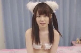パイパン娘(土屋あさみ)が可愛いメス猫になってセックスする