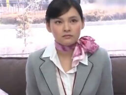 仕事帰りのCAさんが童貞君を優しく筆おろし