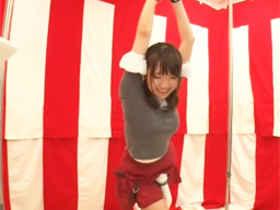 巨乳お姉さんが電マ固定クイズに挑戦！刺激強すぎて何も考えられなくなる！