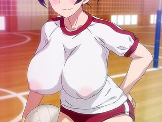 成長しすぎたおっぱい最高！体操服の爆乳JKのブルマ横からチンポを挿れてマン穴射精！
