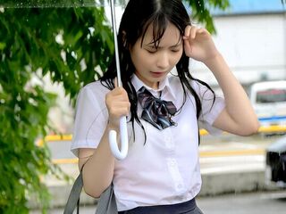 ＜女子校生＞制服が”透け濡れ”たエロ貧乳JK！学校に監禁された美少女が絶倫教師の肉便器調教…無許可中出しで痙攣イキ＜辱め＞