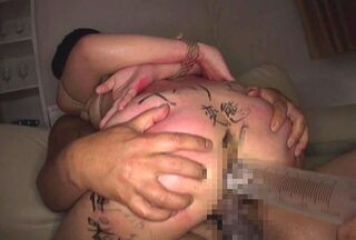 ドM変態女(有本紗世)が浣腸されながらの緊縛セックスから口内射精された精子をごっくん