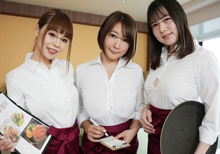 【神乳ｘウェイトレス】「いっぱい見て…♡」ムチムチ巨乳おっぱいの美人お姉さんがノーブラ誘惑してくるからセックス！！