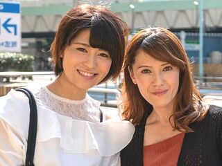 【母娘ナンパ】40代美魔女美女人妻の母親と娘を親子ナンパするエロ企画！家族仲良く親子丼3P乱交セックスし連続中出し！