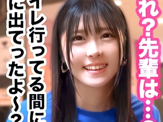 【素人ナンパ】プールでナンパ！三人組の中の可愛い女子大生！オチンチンをフェラした美少女が口の中で射精される！