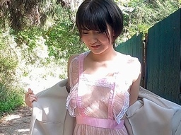 「エッチも…好きです」秋葉原の変態メイドちゃんと野外でハメまくる一泊二日の青姦旅行♥