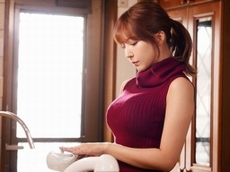 妖艶でどこか物憂げ…ずっと前から憧れていた上司の妻とフェロモン溢れるスローセックス♡