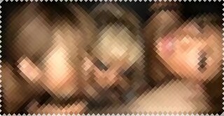 尾上ライナ＆RUMIKA＆須真杏里 ラリった黒ギャルトリオがザーメン欲しさに肉棒に勢いよくしゃぶりつくｗ