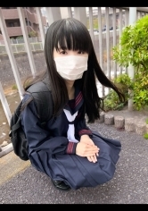 顔出し【個人撮影】激レア_黒パンストの制服女子とハメ撮り_SNSで知り合った美脚娘に種付SEX