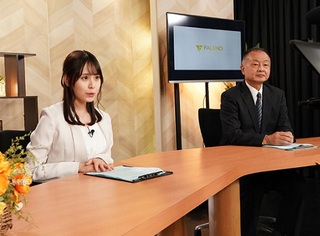 【女子アナ巨乳】耐えきれない快感に愛汁零しまくってイラマから鬼突きされる美乳お姉さん