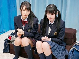 【MM号】二人組のJKを口説いて乳揉み診断///制服姿の激カワ美少女JKたちとの乱交セックス♡