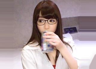 関西出身のエロギャル眼鏡がGカップ巨乳を揺らして男と濃厚エッチ！彼氏がいるのに構わず浮気